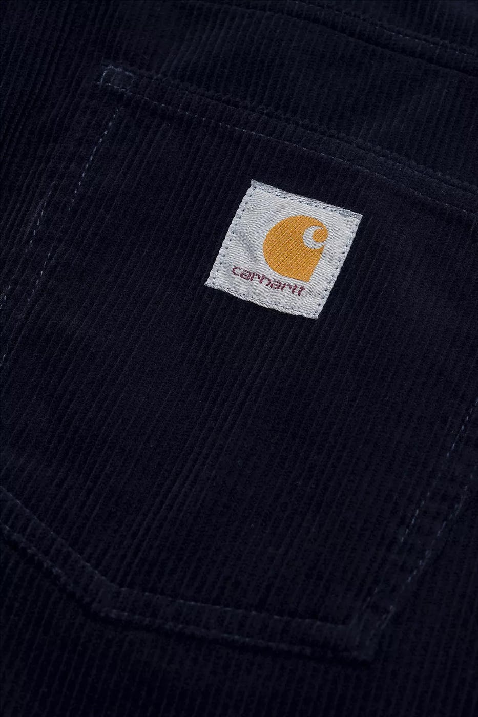 Carhartt WIP - Donkerblauwe Newel Cord pant