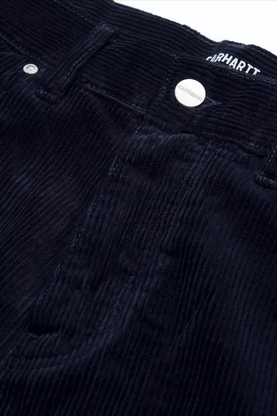 Carhartt WIP - Donkerblauwe Newel Cord pant