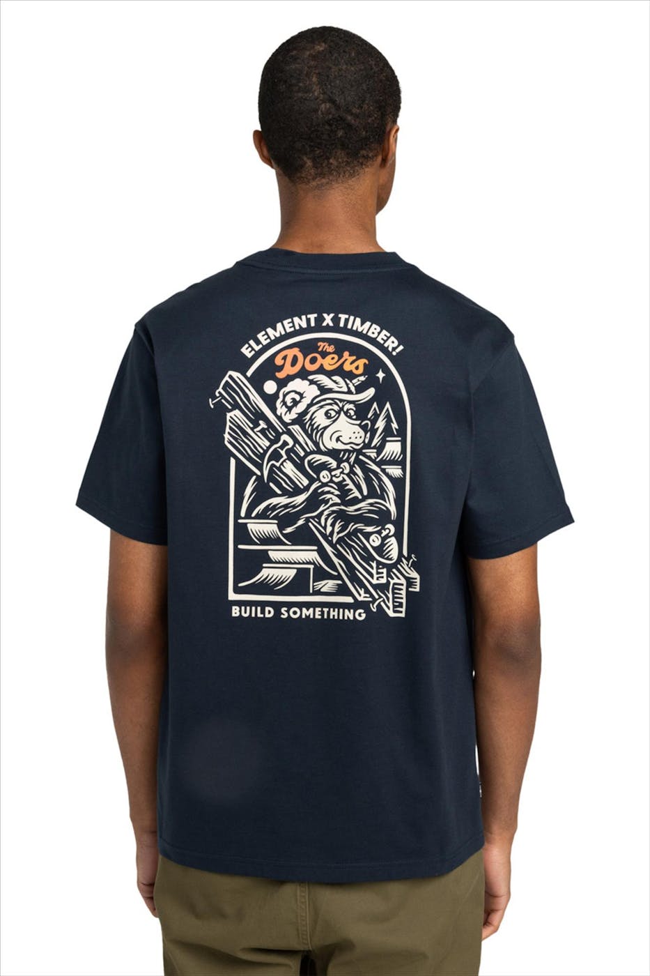 Element - Donkerblauwe Timber Carry T-shirt