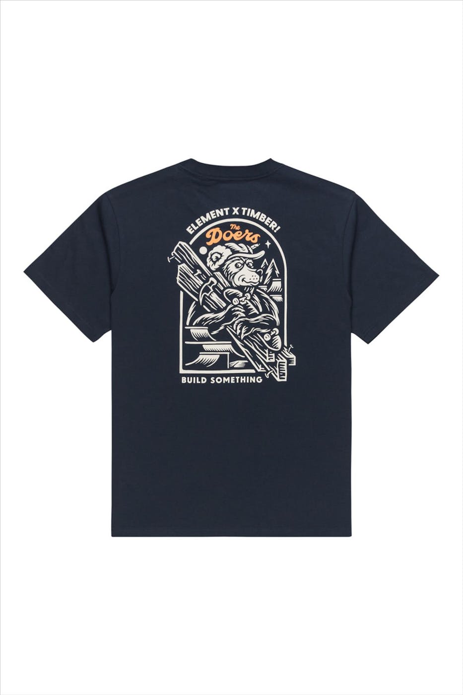 Element - Donkerblauwe Timber Carry T-shirt
