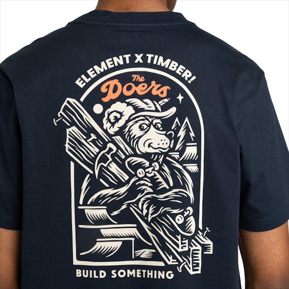 Element - Donkerblauwe Timber Carry T-shirt