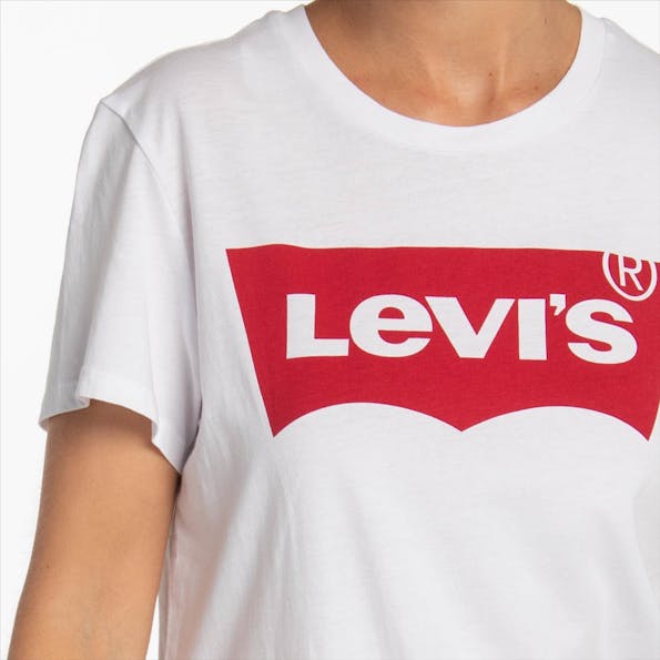 Levi's - Witte Batwing logo T-shirt