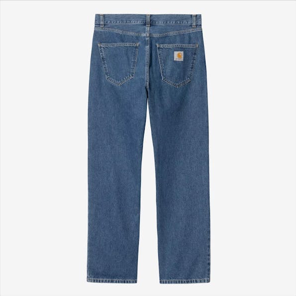 Carhartt WIP - Middenblauwe Nolan relaxed straight jeans