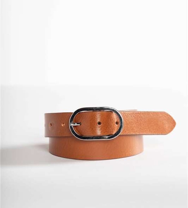 Vano - Cognac fijne lederen riem