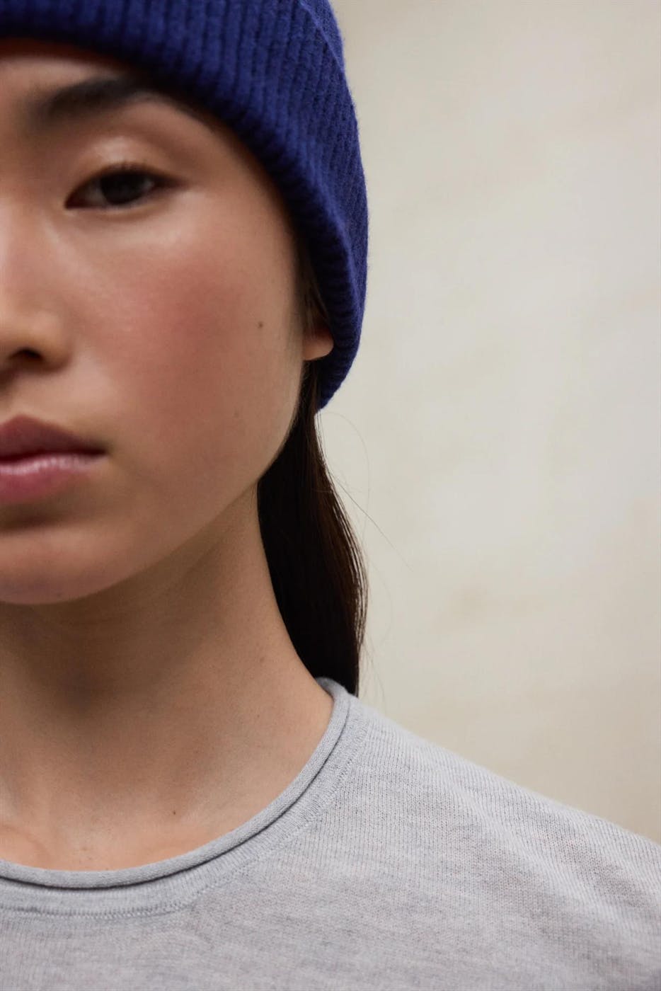 ECOALF - Donkerblauwe Wool muts