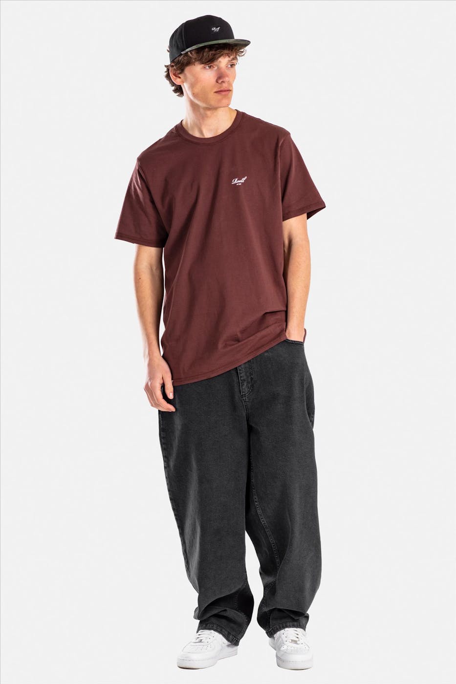 Reell - Zwarte Baggy Tapered jeans