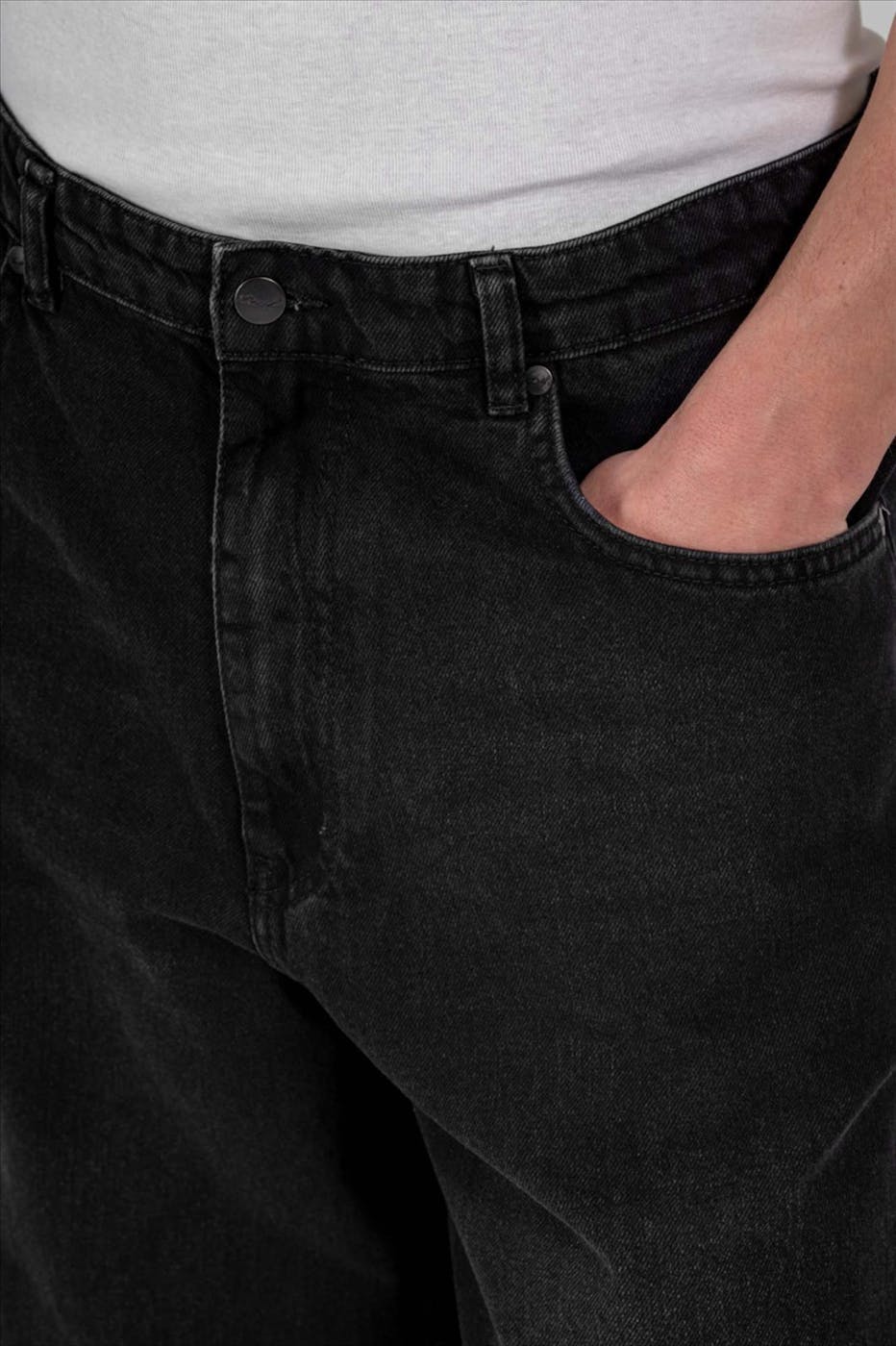 Reell - Zwarte Baggy Tapered jeans