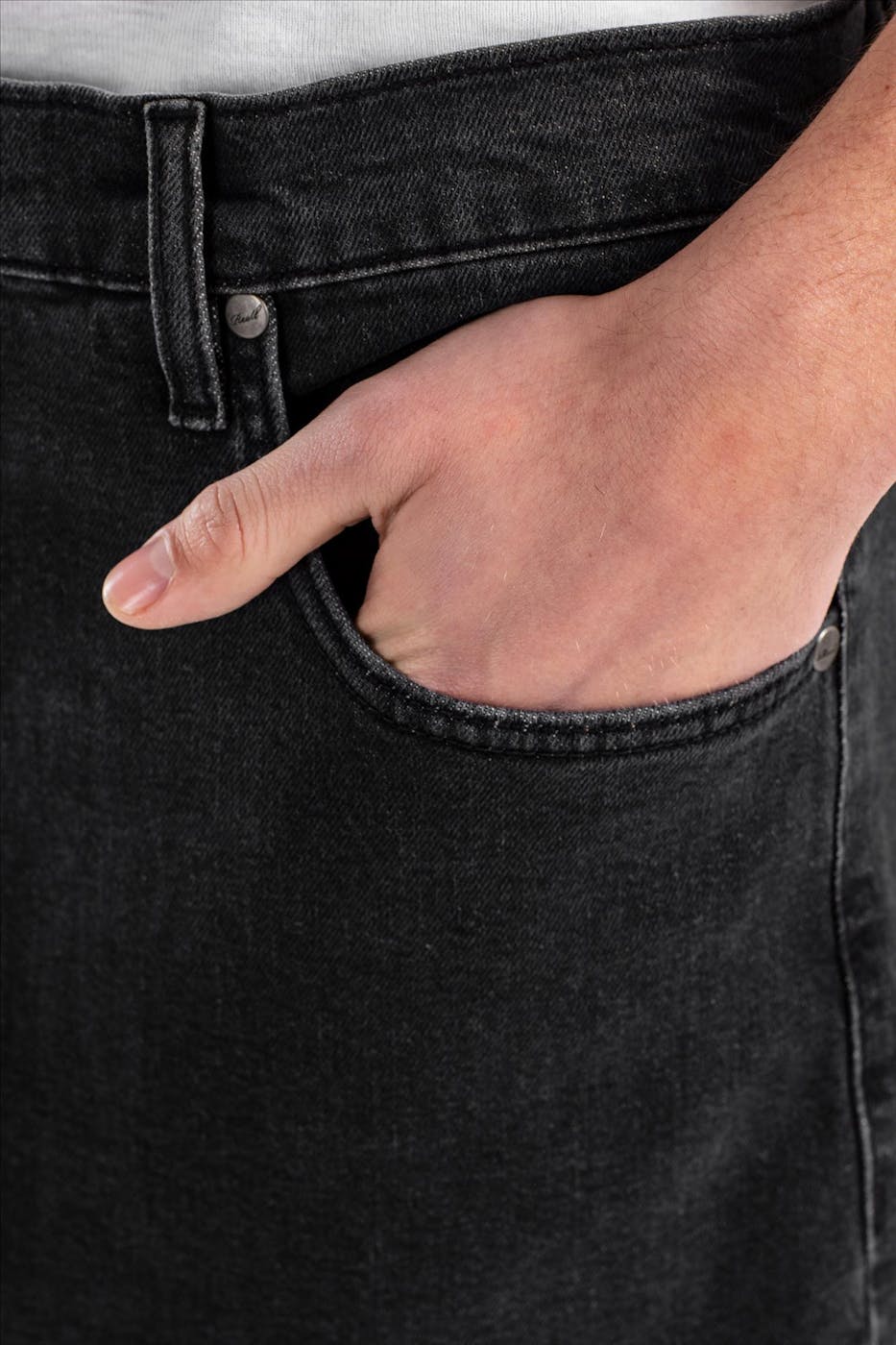 Reell - Zwarte Baggy Tapered jeans