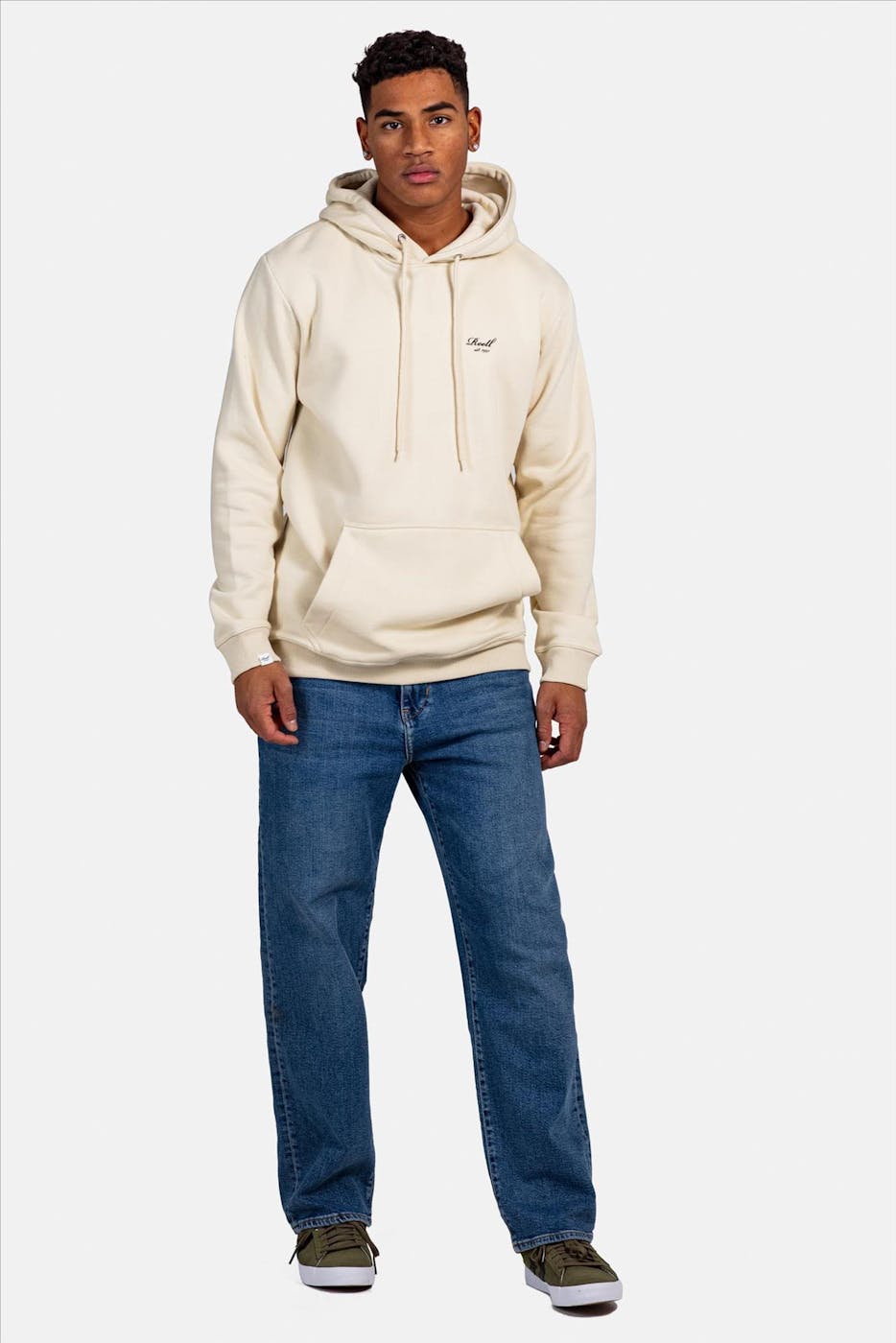 Reell - Blauwe Solid Retro Mid Blue jeans