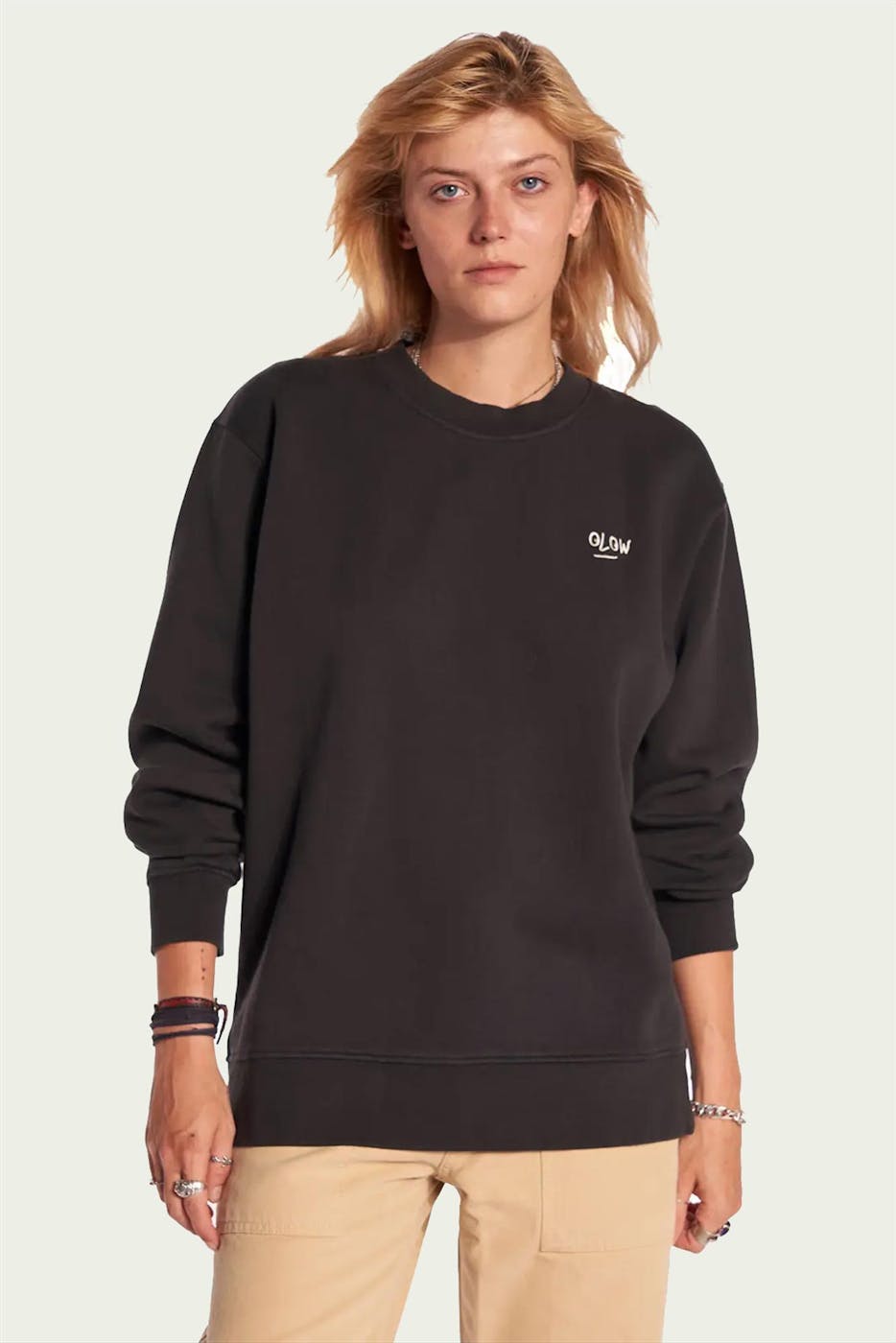 OLOW - Zwarte Cat Hug sweater
