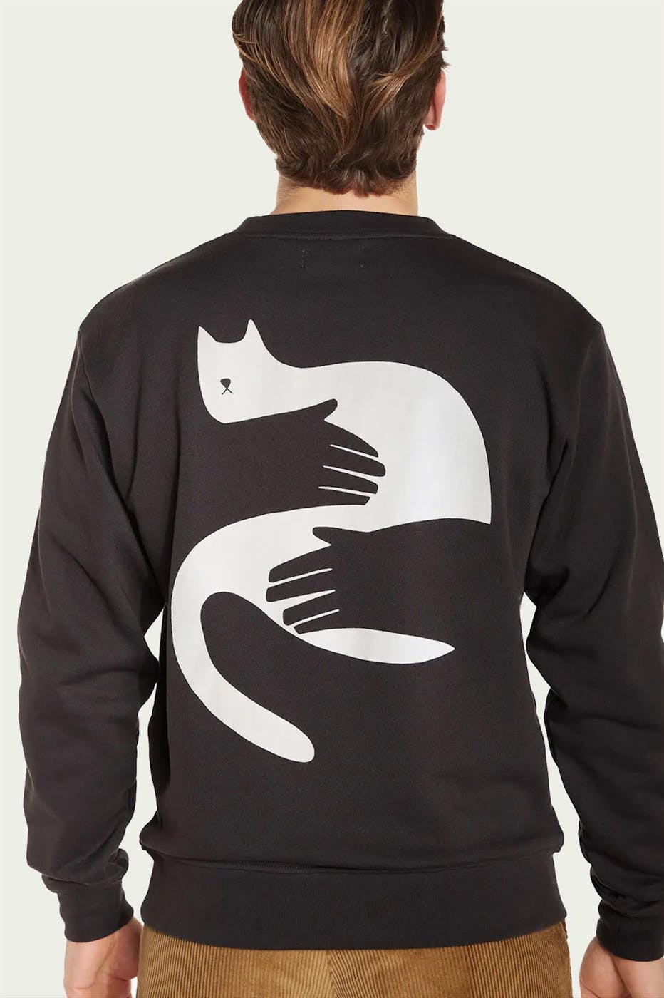 OLOW - Zwarte Cat Hug sweater