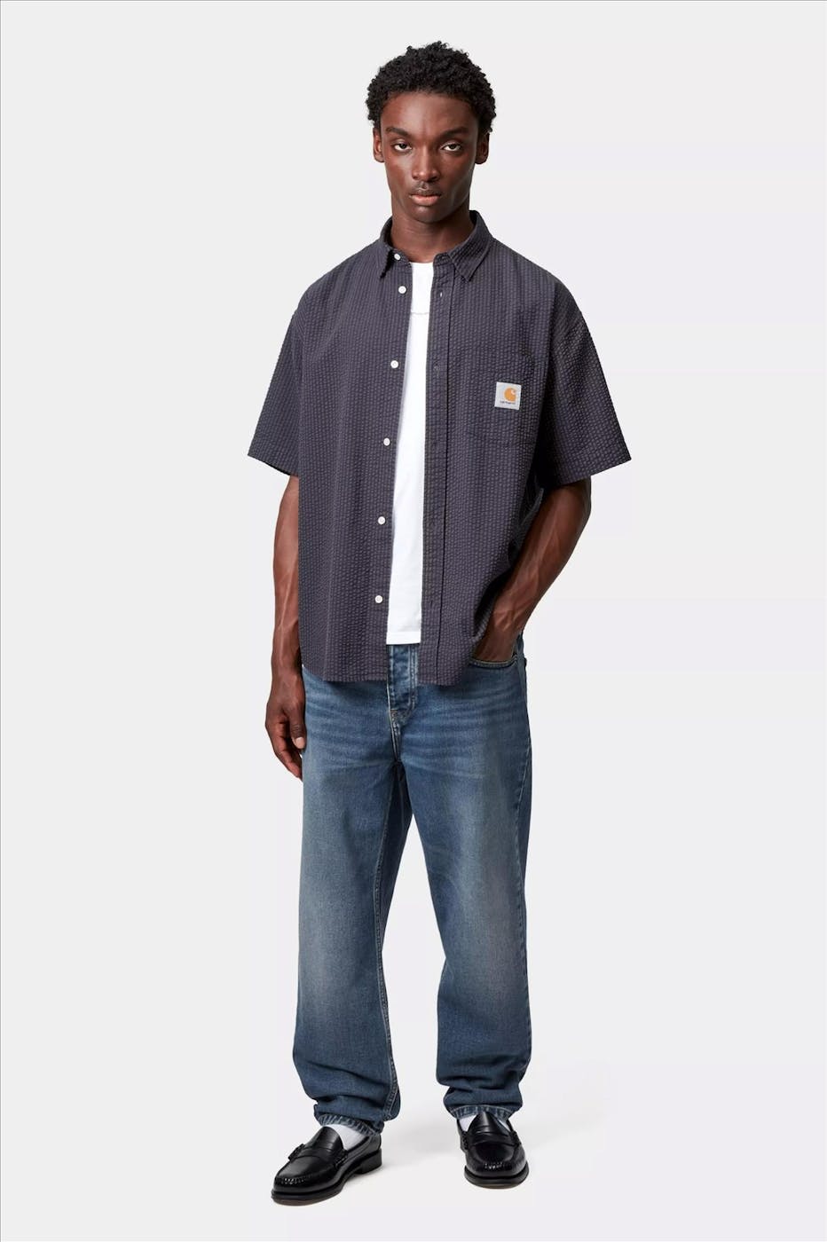 Carhartt WIP - Blauwe Newel jeans