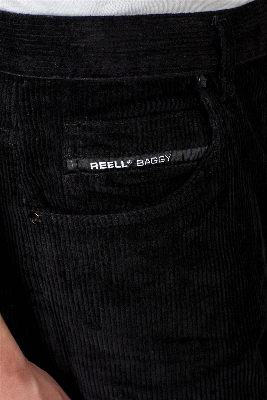 Reell - Zwarte Baggy Cord broek