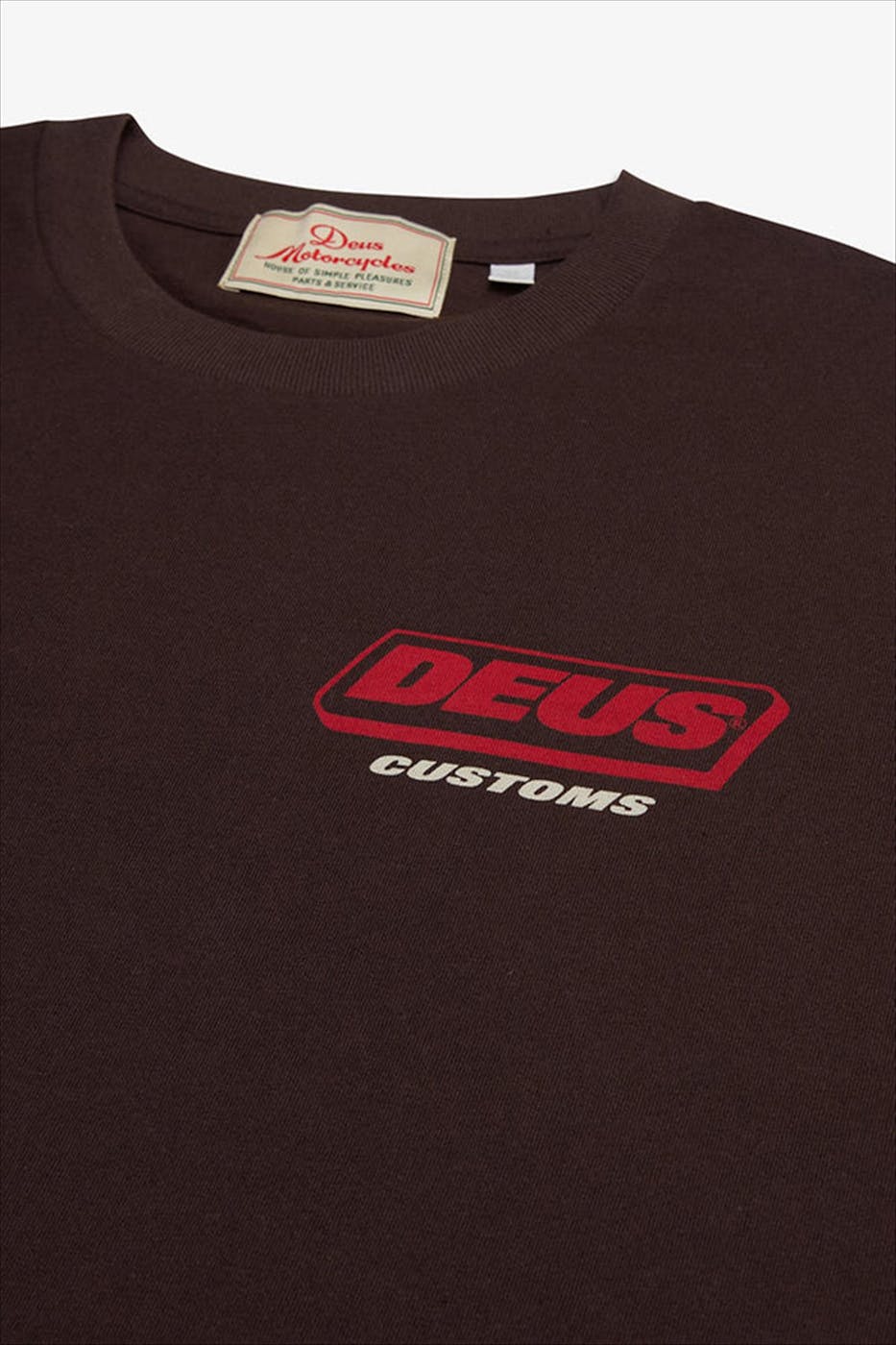 Deus Ex Machina - Donkerbruine Unchained T-shirt