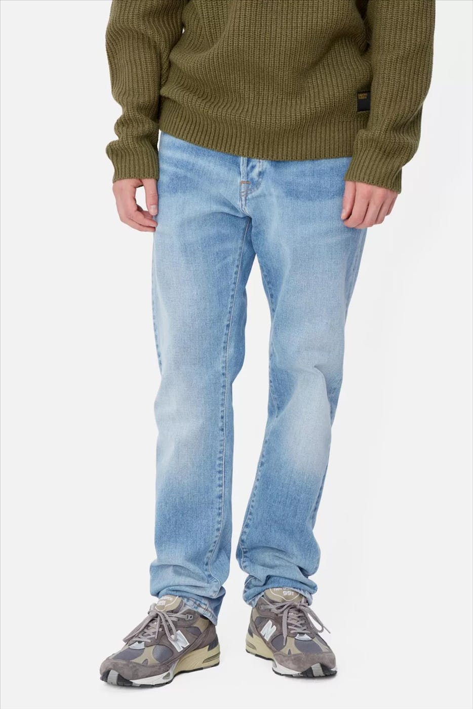 Carhartt WIP - Lichtblauwe Klondike jeans