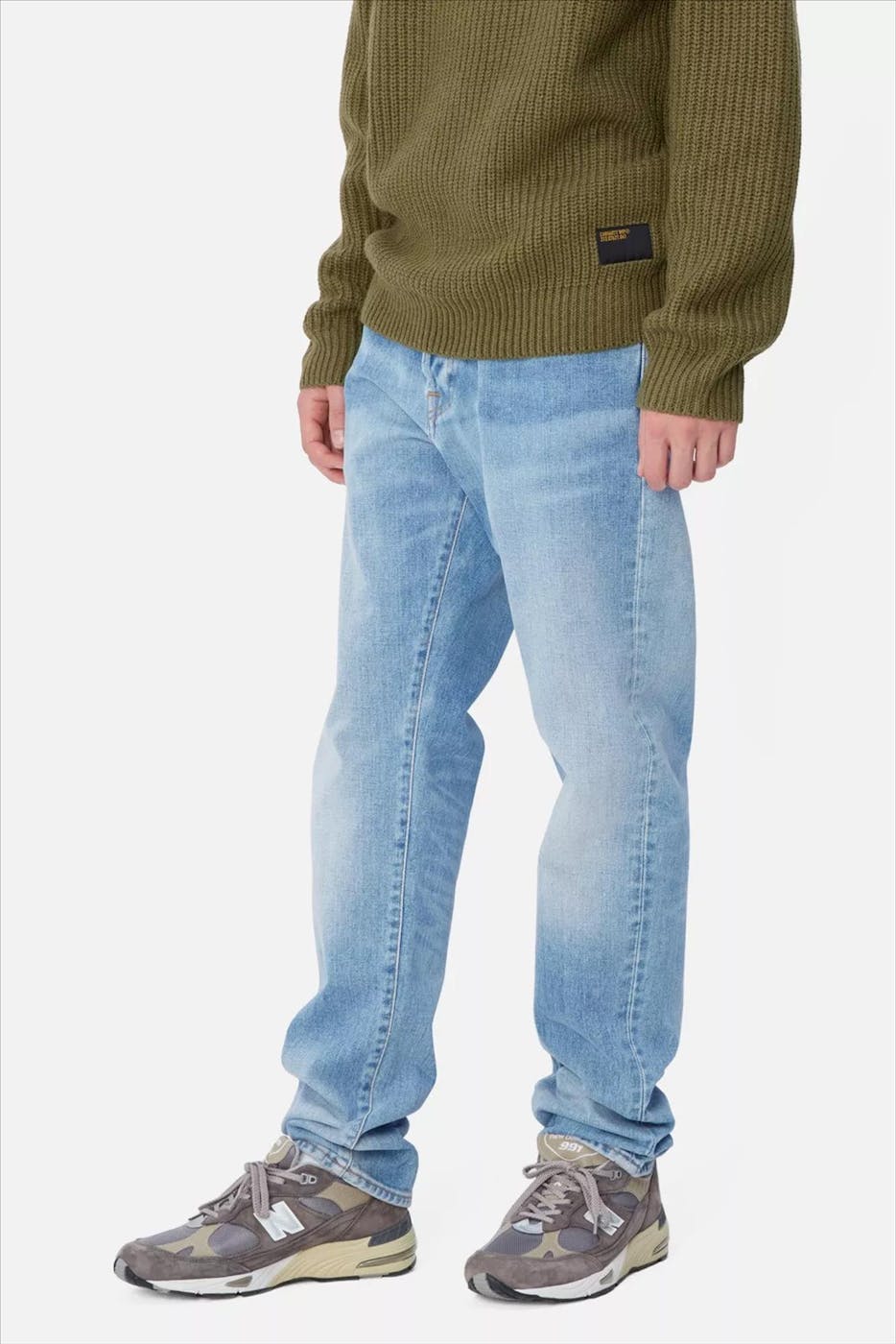 Carhartt WIP - Lichtblauwe Klondike jeans
