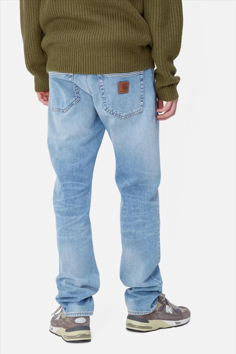 Carhartt WIP - Lichtblauwe Klondike jeans