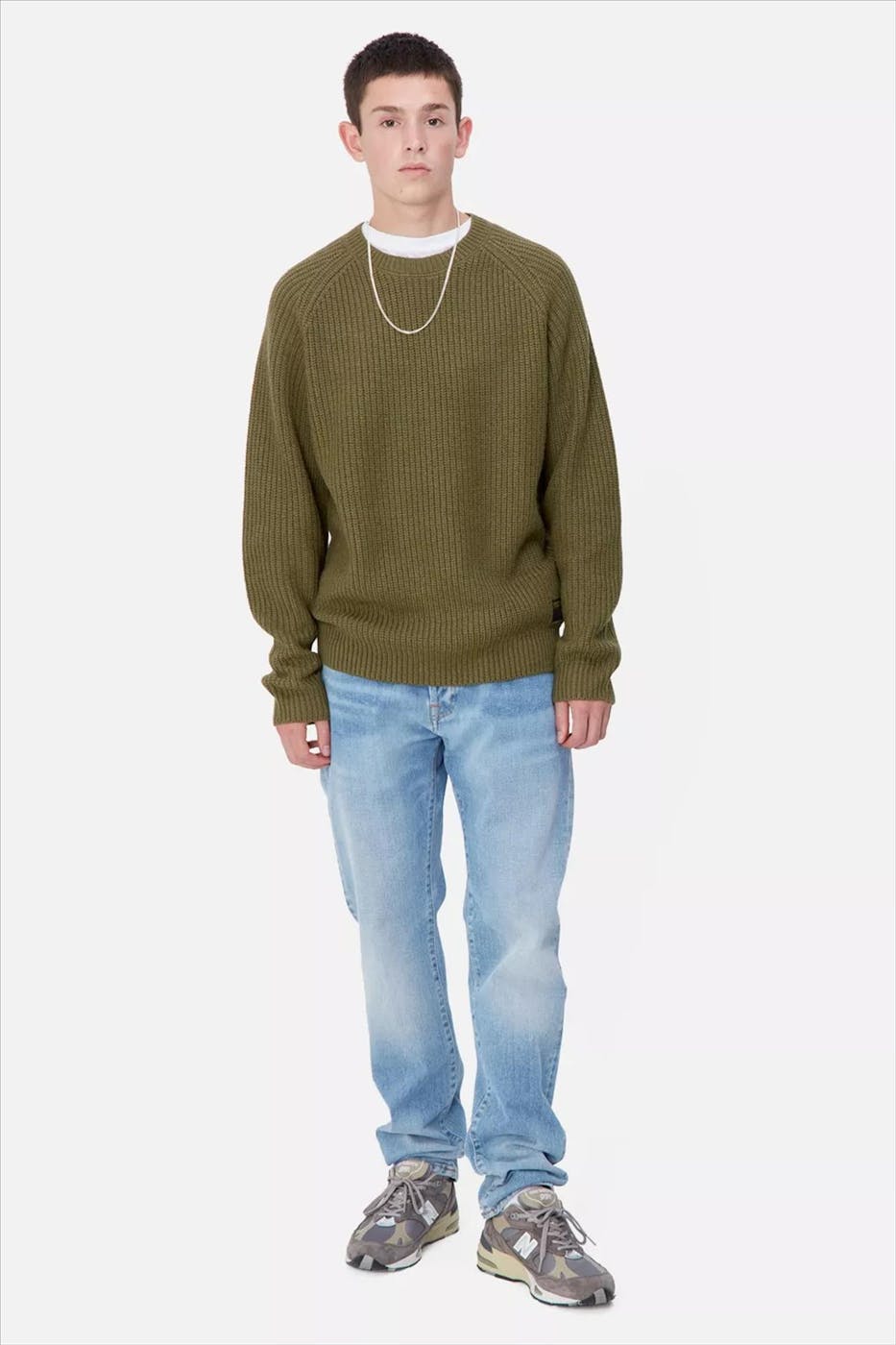 Carhartt WIP - Lichtblauwe Klondike jeans