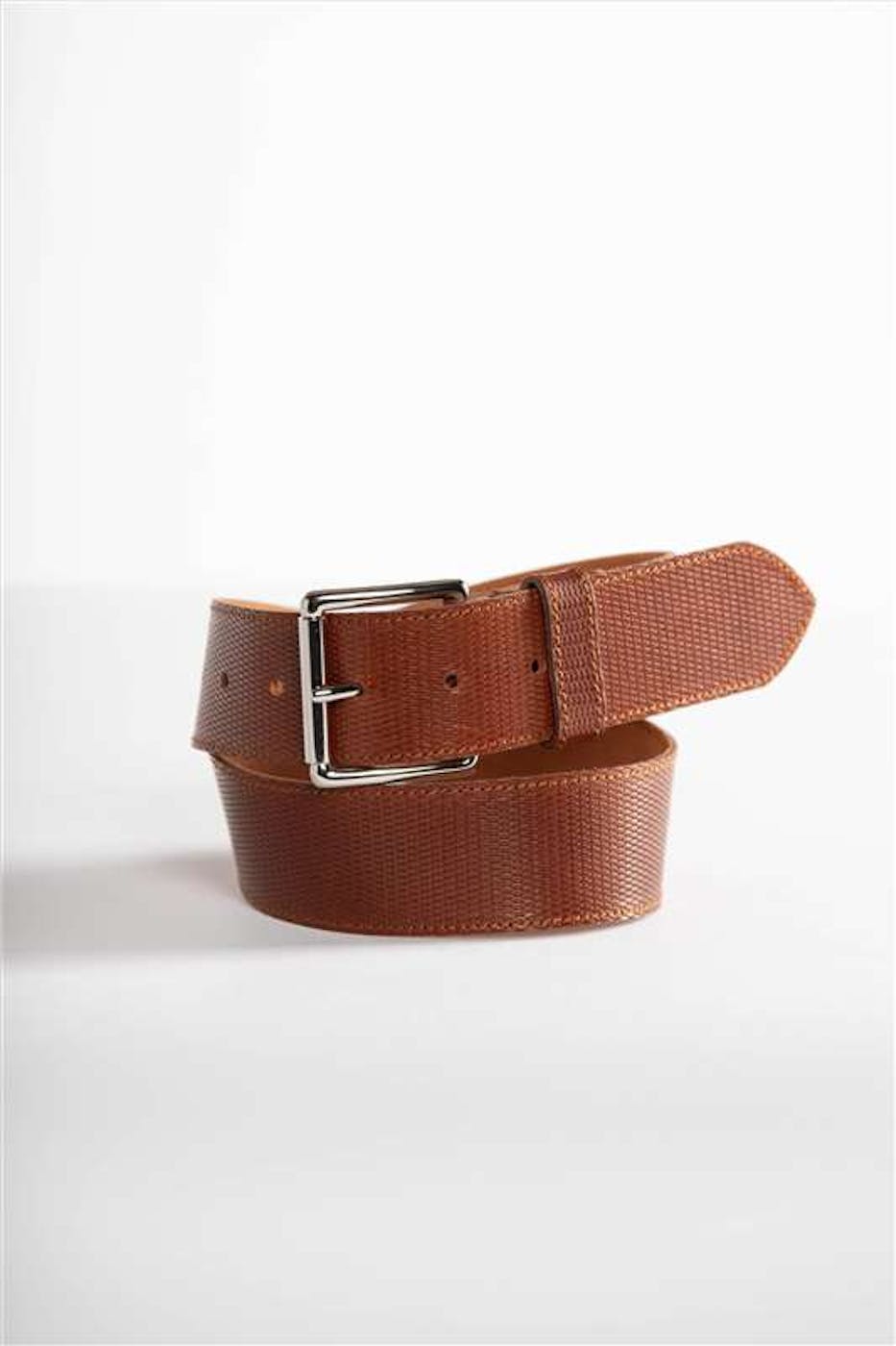 Vano - Cognac lederen riem