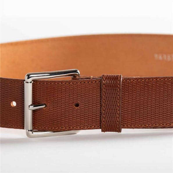 Vano - Cognac lederen riem