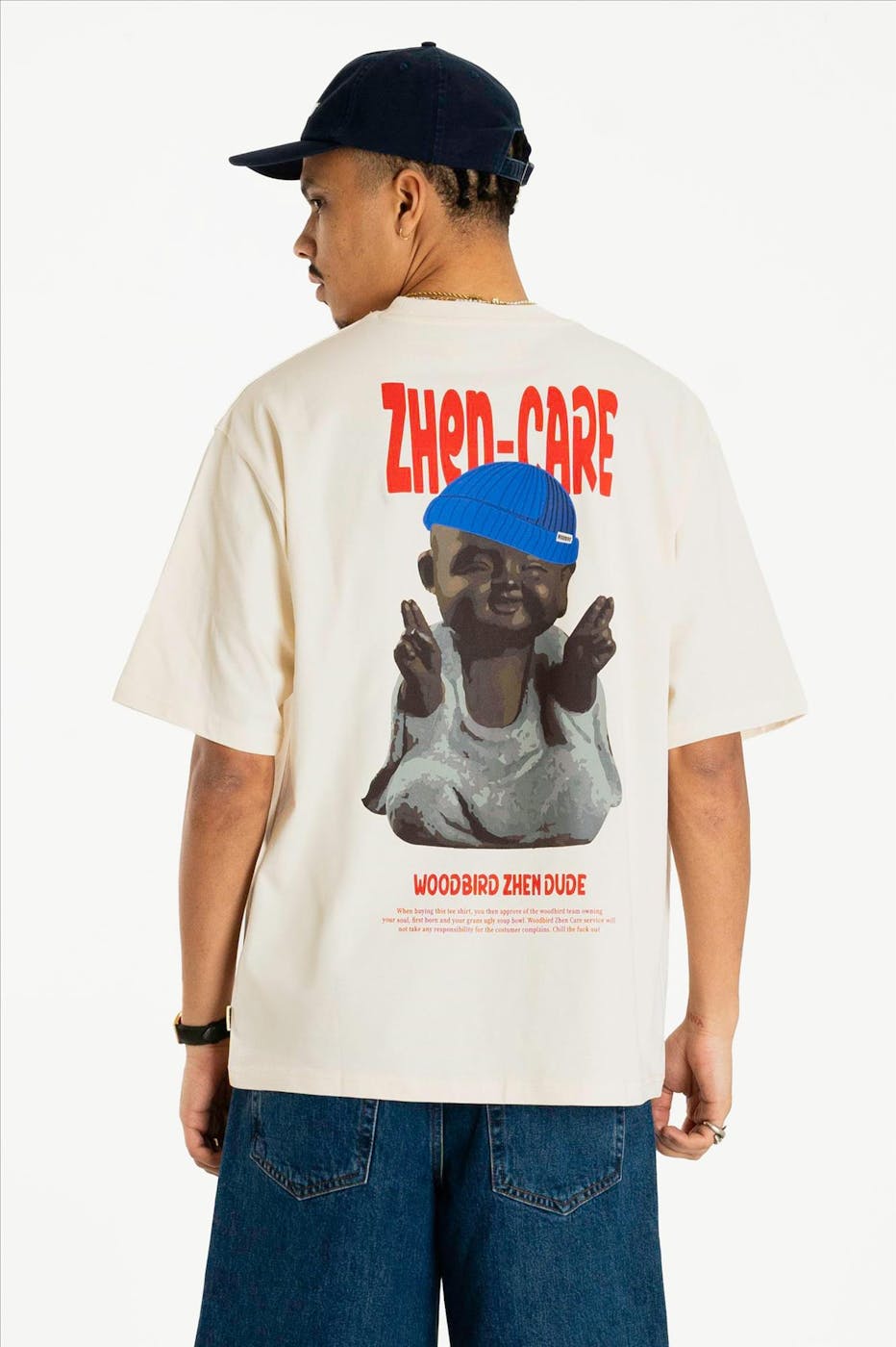 WOODBIRD - Ecru Baine Dude T-shirt