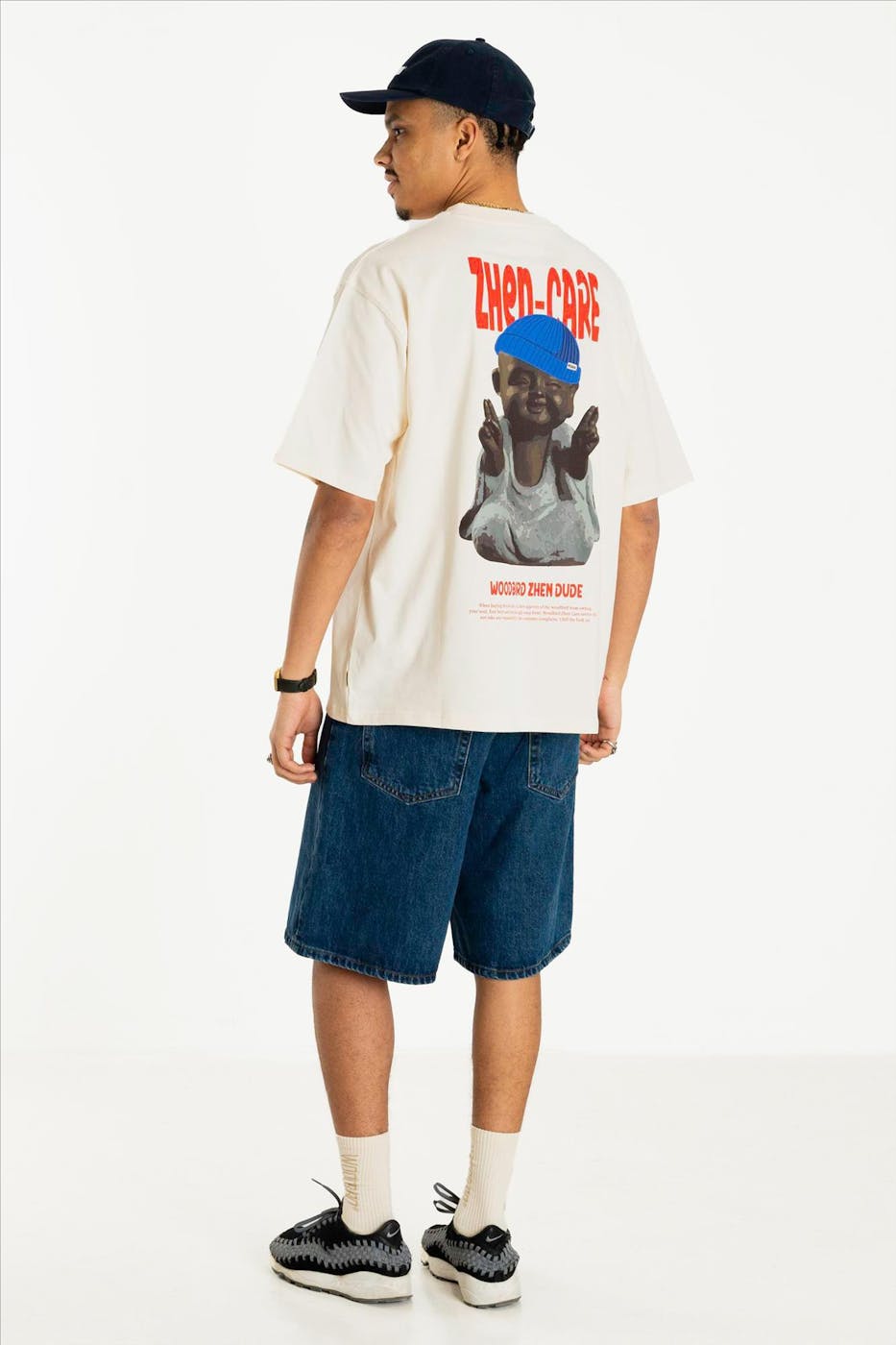 WOODBIRD - Ecru Baine Dude T-shirt