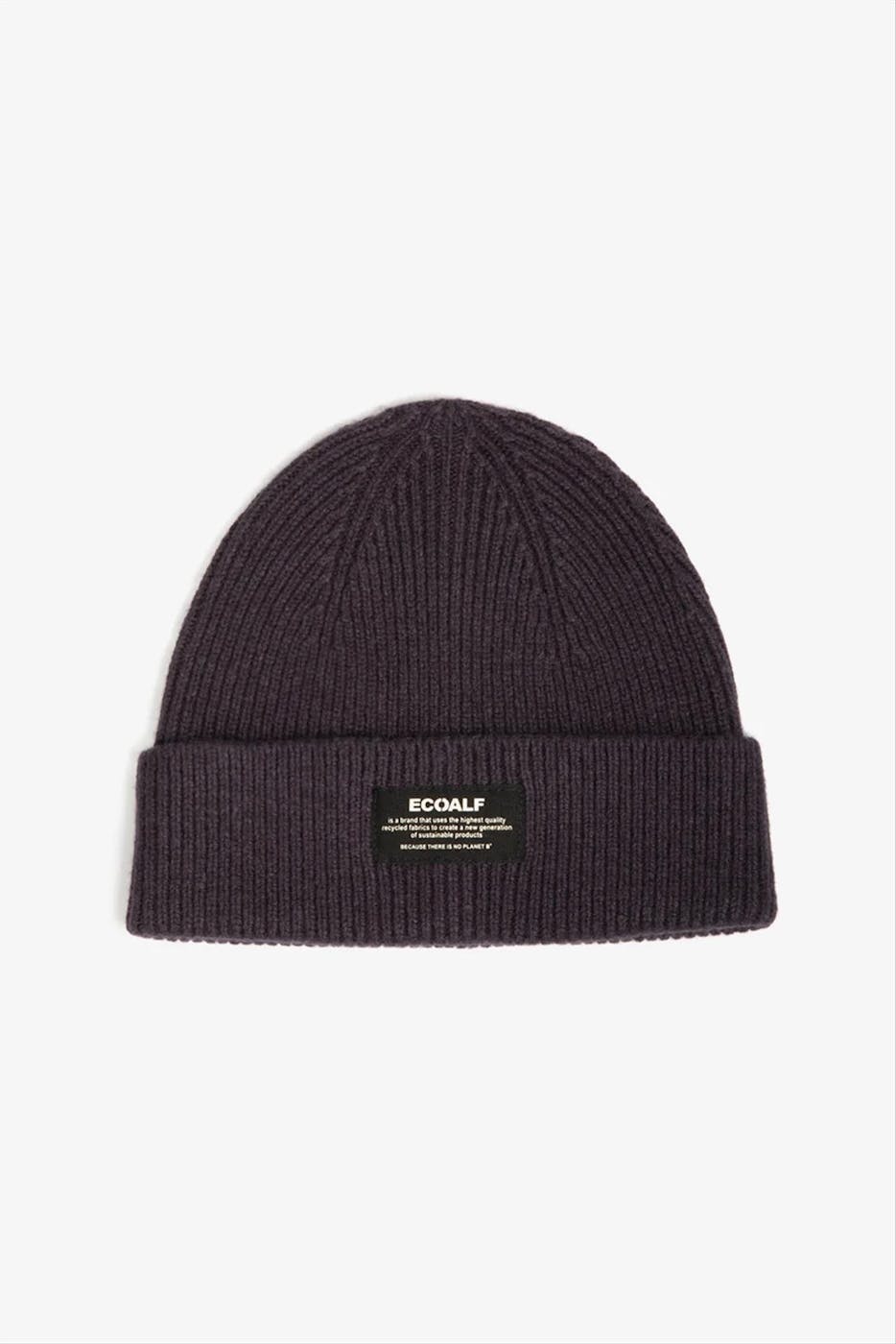 ECOALF - Donkerpaarse Wool muts