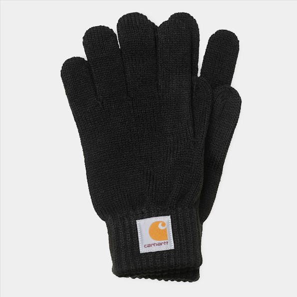 Carhartt WIP - Zwarte Watch handschoenen