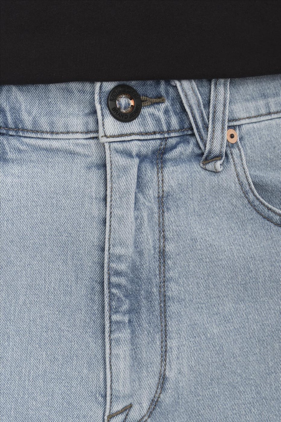 Volcom - Lichtblauwe Billow jeansshort/ jort