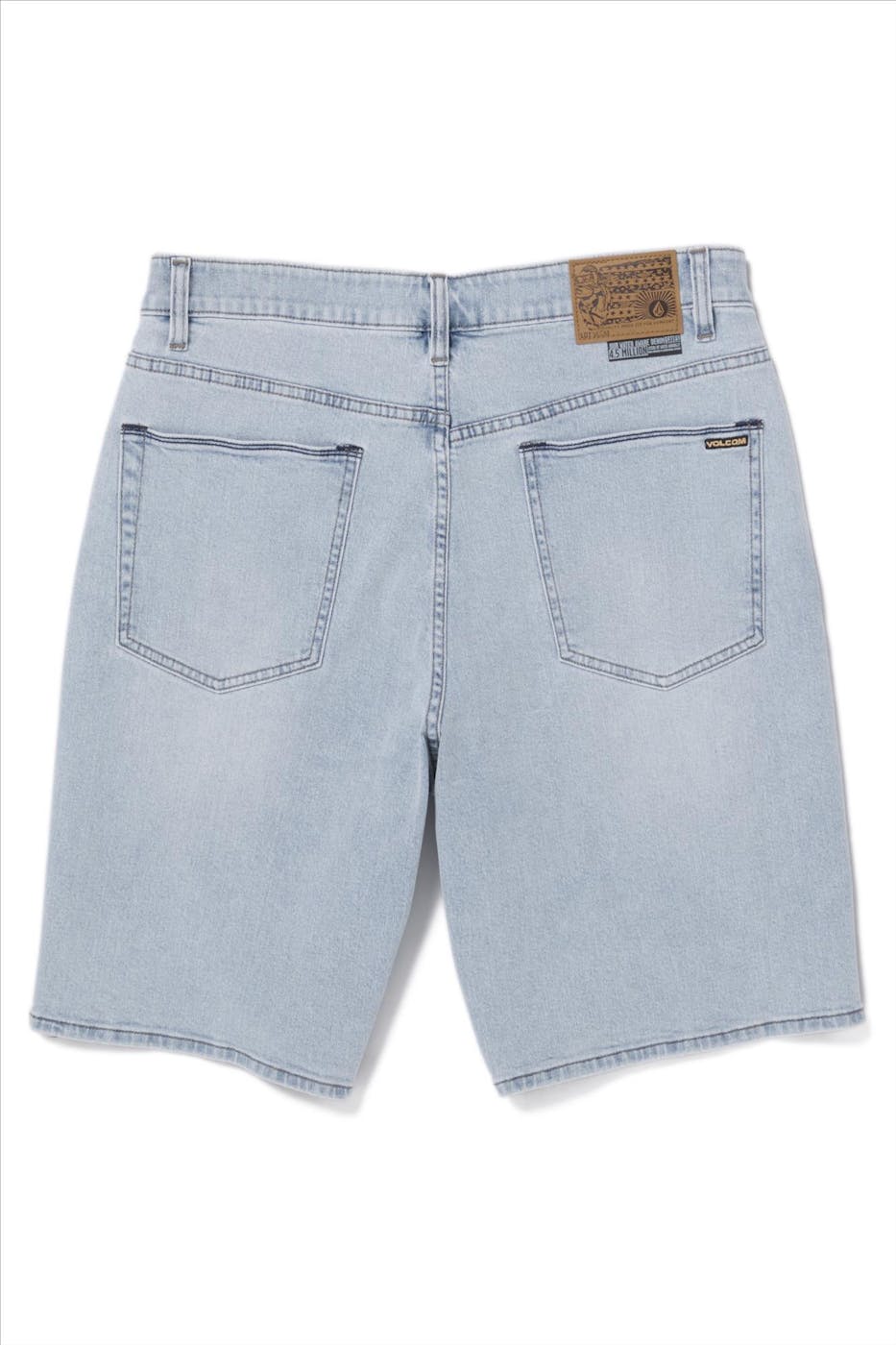 Volcom - Lichtblauwe Billow jeansshort/ jort