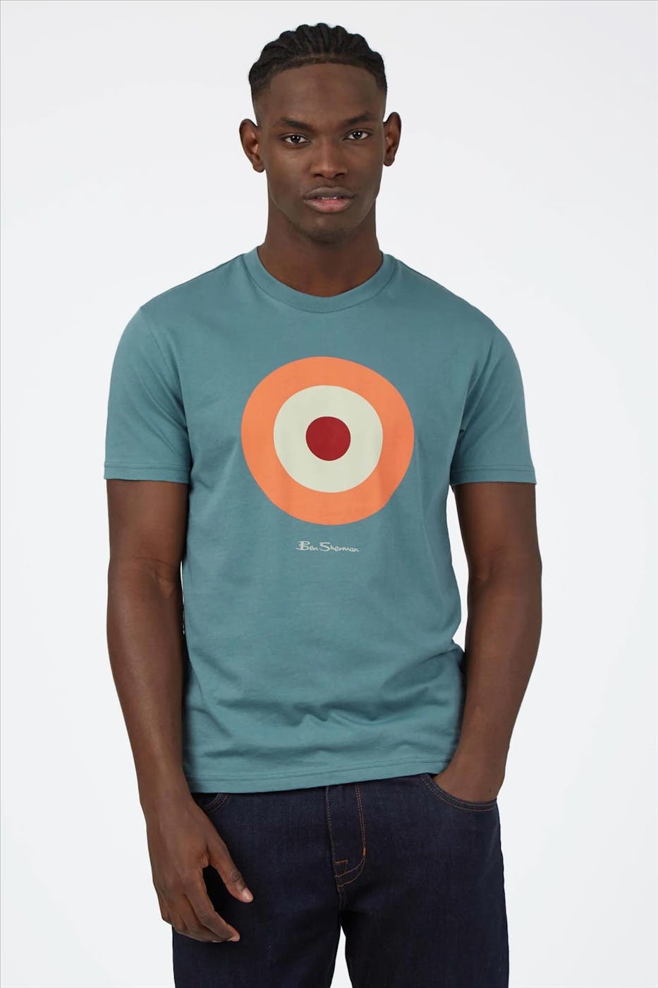 Ben Sherman - Groene Target T-shirt