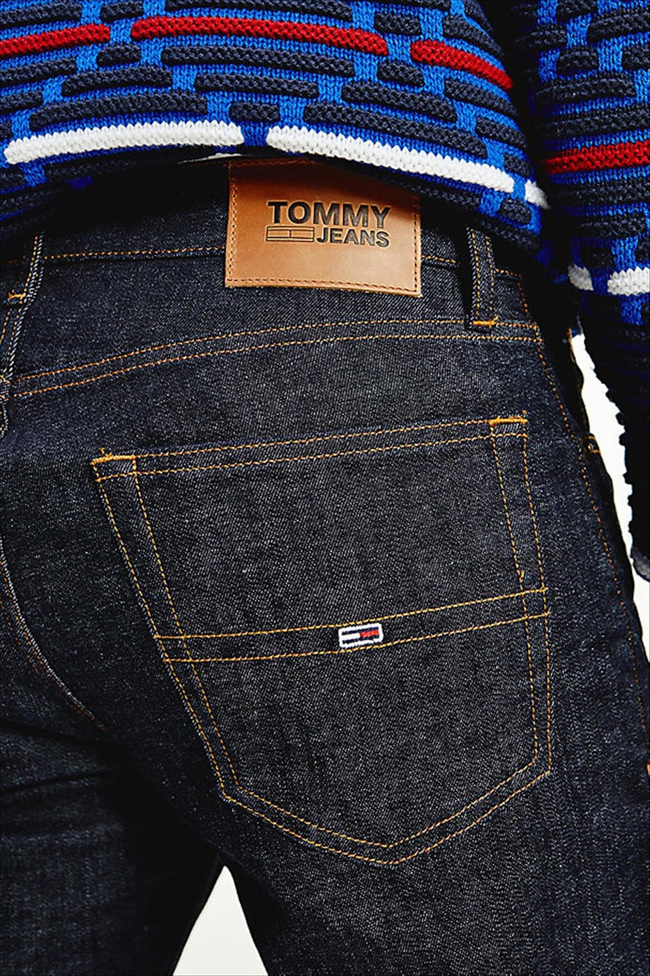 Tommy Jeans - Donkerblauwe Ryan slim jeans