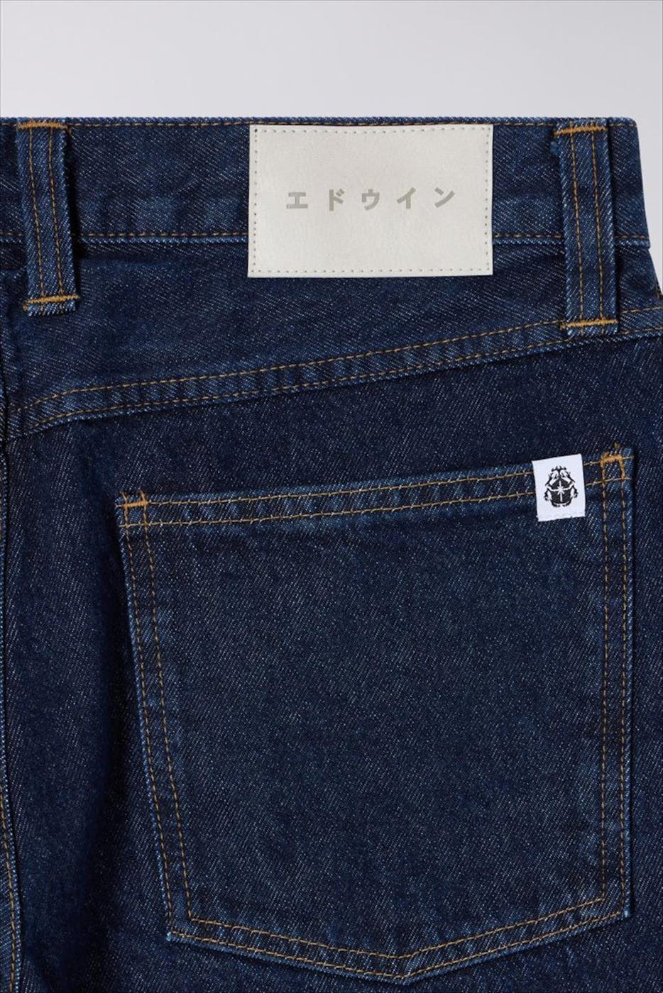 Edwin - Donkerblauwe Tyrell loose tapered jeans