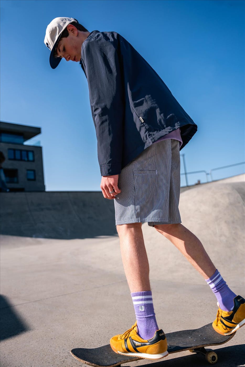 WOODBIRD - Donkerblauwe Treck Sport jas