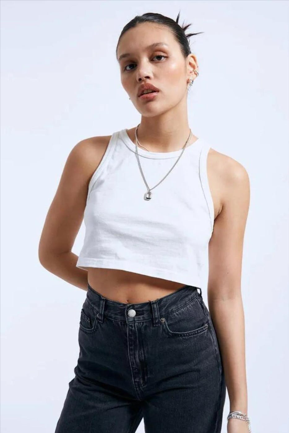 Dr. Denim - Witte Charlie top