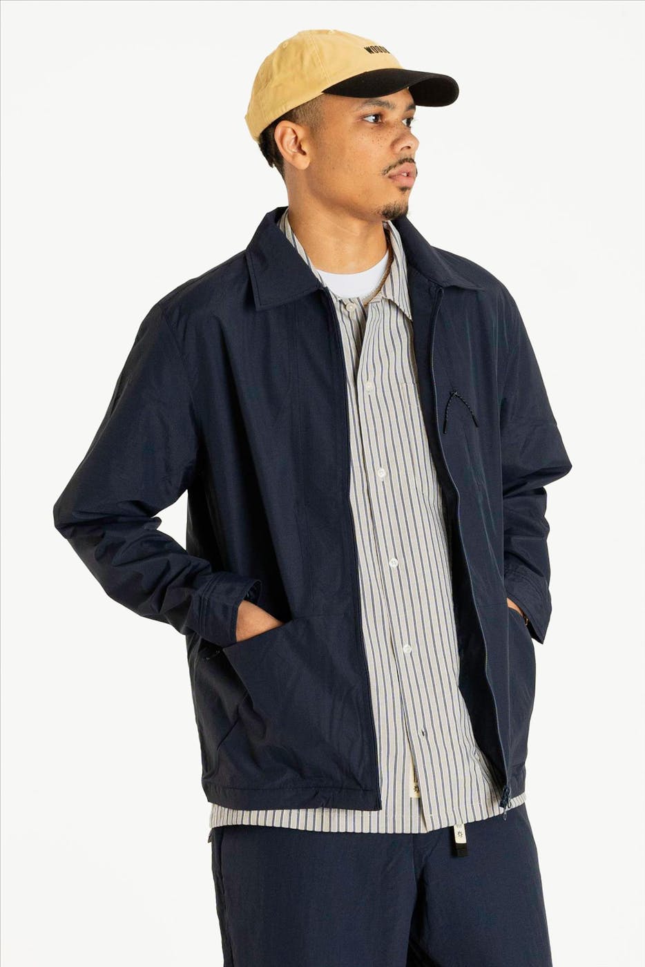WOODBIRD - Donkerblauwe Treck Sport jas