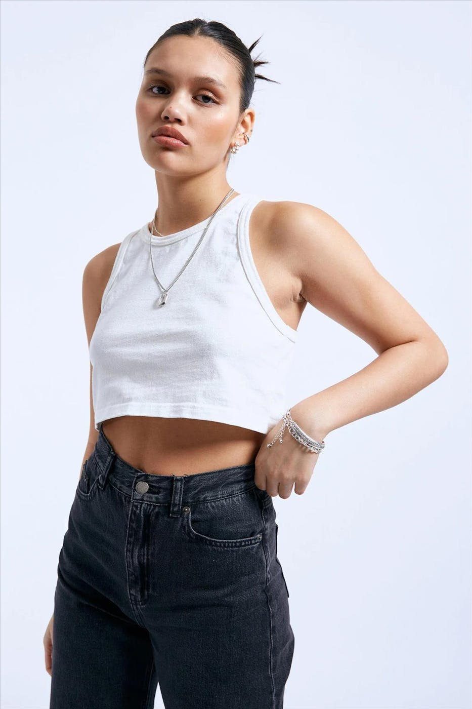 Dr. Denim - Witte Charlie top