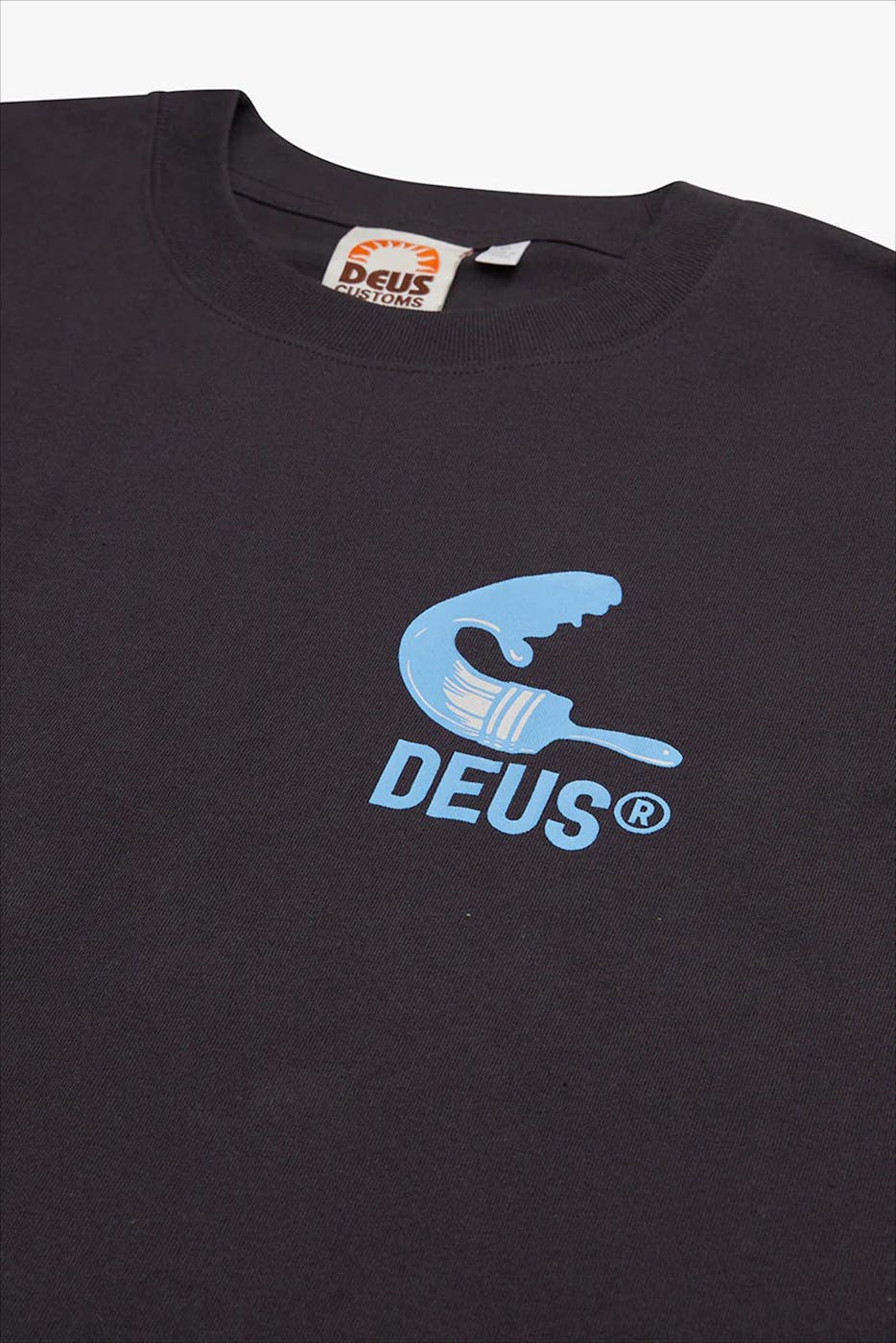 Deus Ex Machina - Donkergrijze Biarritz Address T-shirt