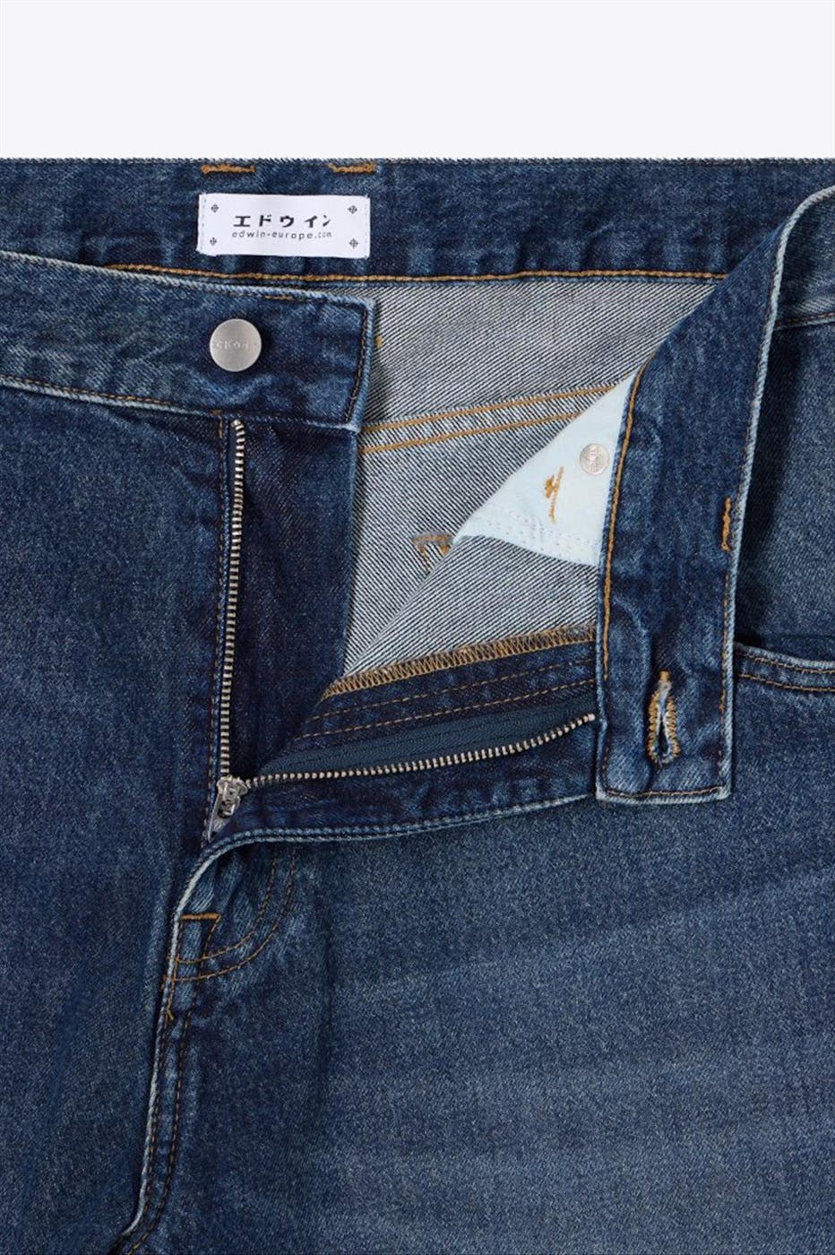 Edwin - Donkerblauwe Tyrell loose jeans