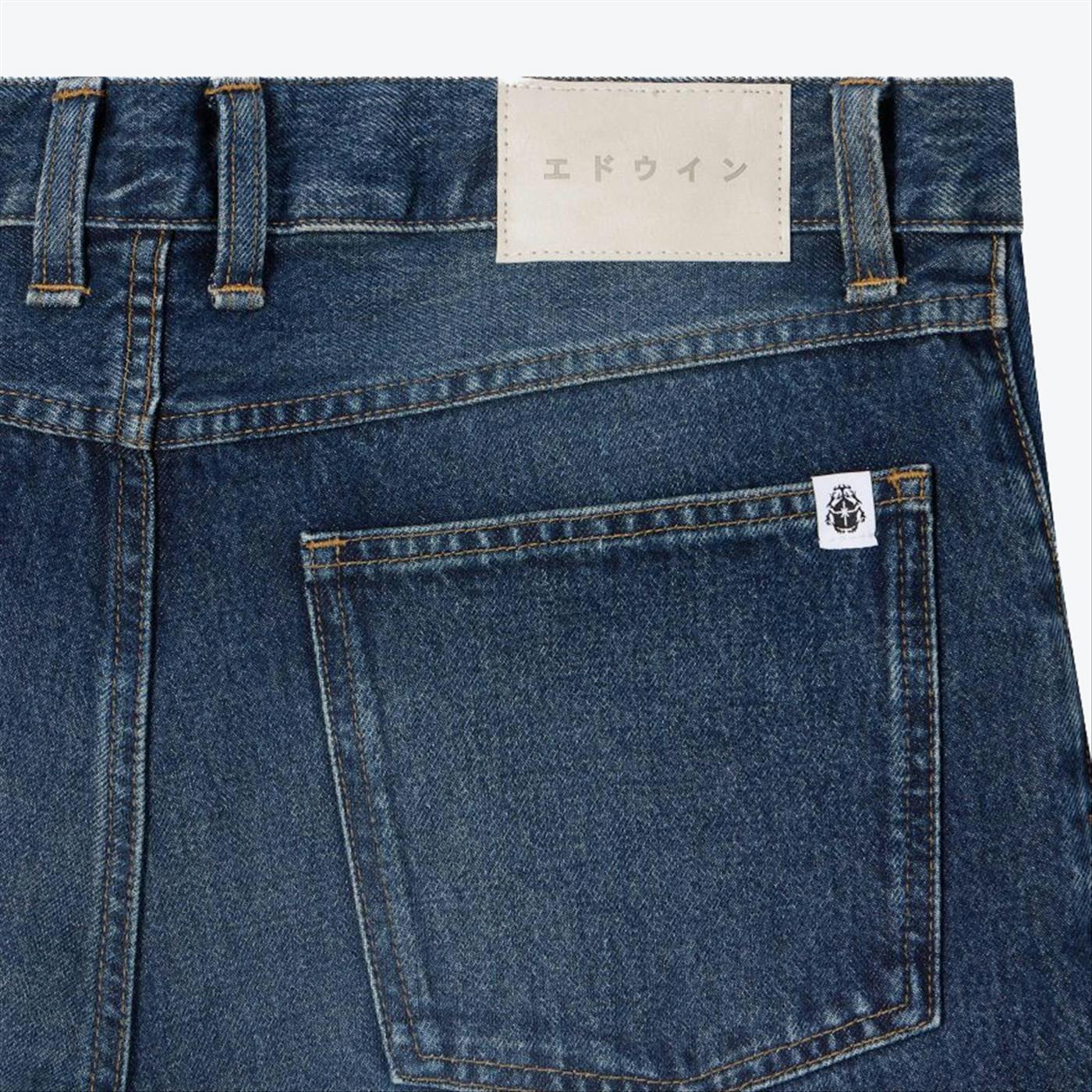 Edwin - Donkerblauwe Tyrell loose jeans