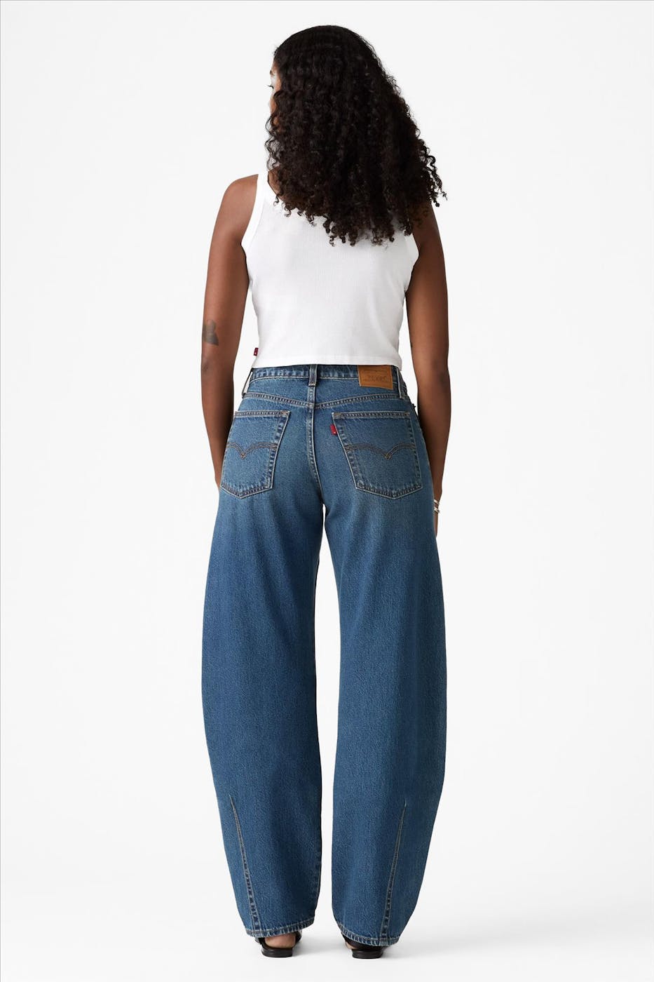 Levi's - Donkerblauwe Baggy Dad Barrel jeans