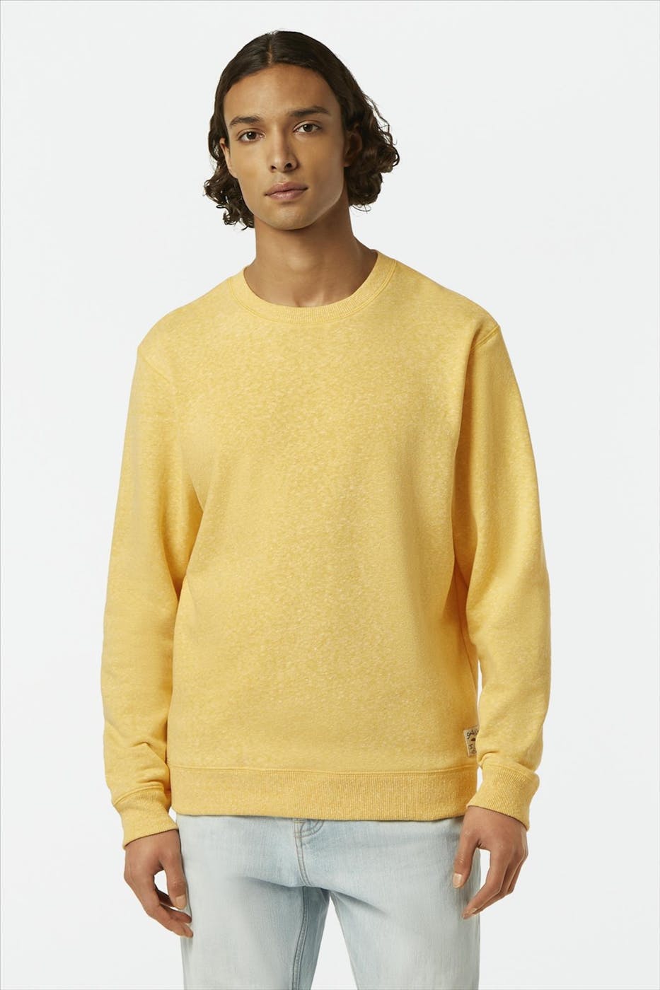 Scotch & Soda - Gele Melange sweater