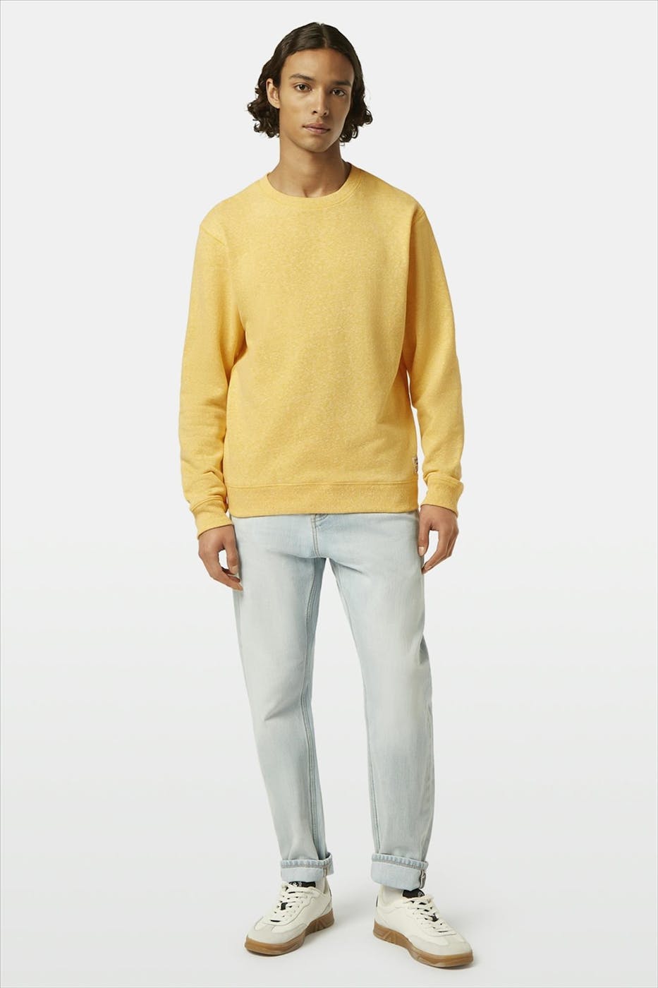 Scotch & Soda - Gele Melange sweater