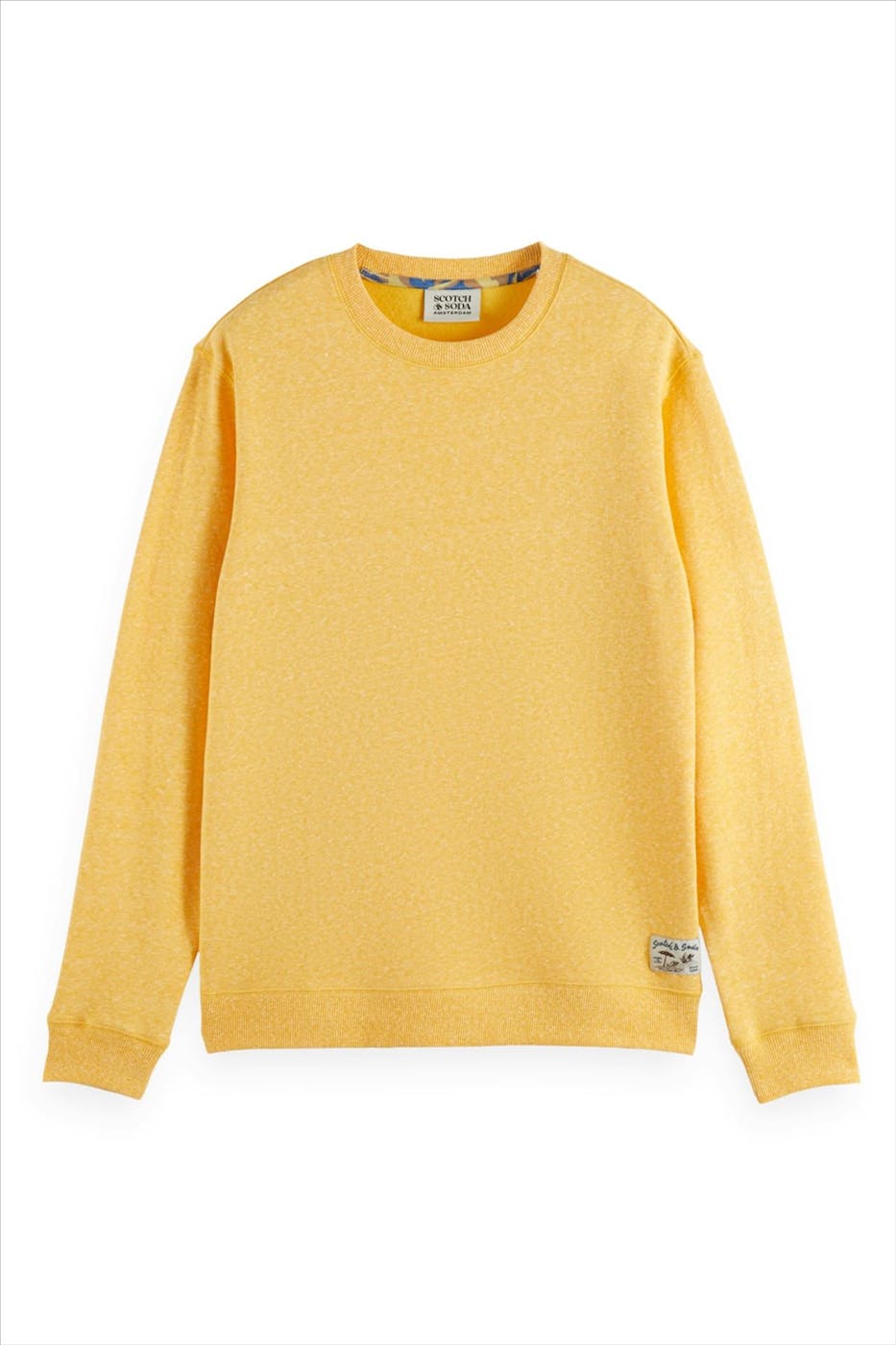 Scotch & Soda - Gele Melange sweater