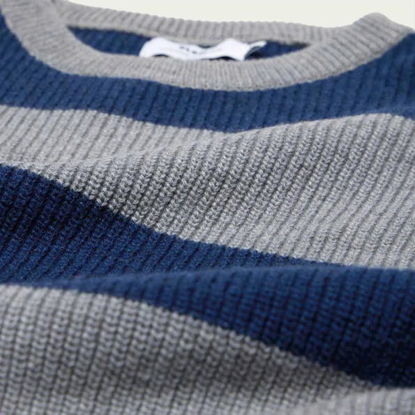 OLOW - Grijs-blauwe Herlock trui