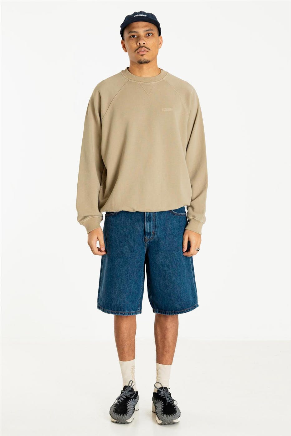 WOODBIRD - Beige Zhang Washed sweater