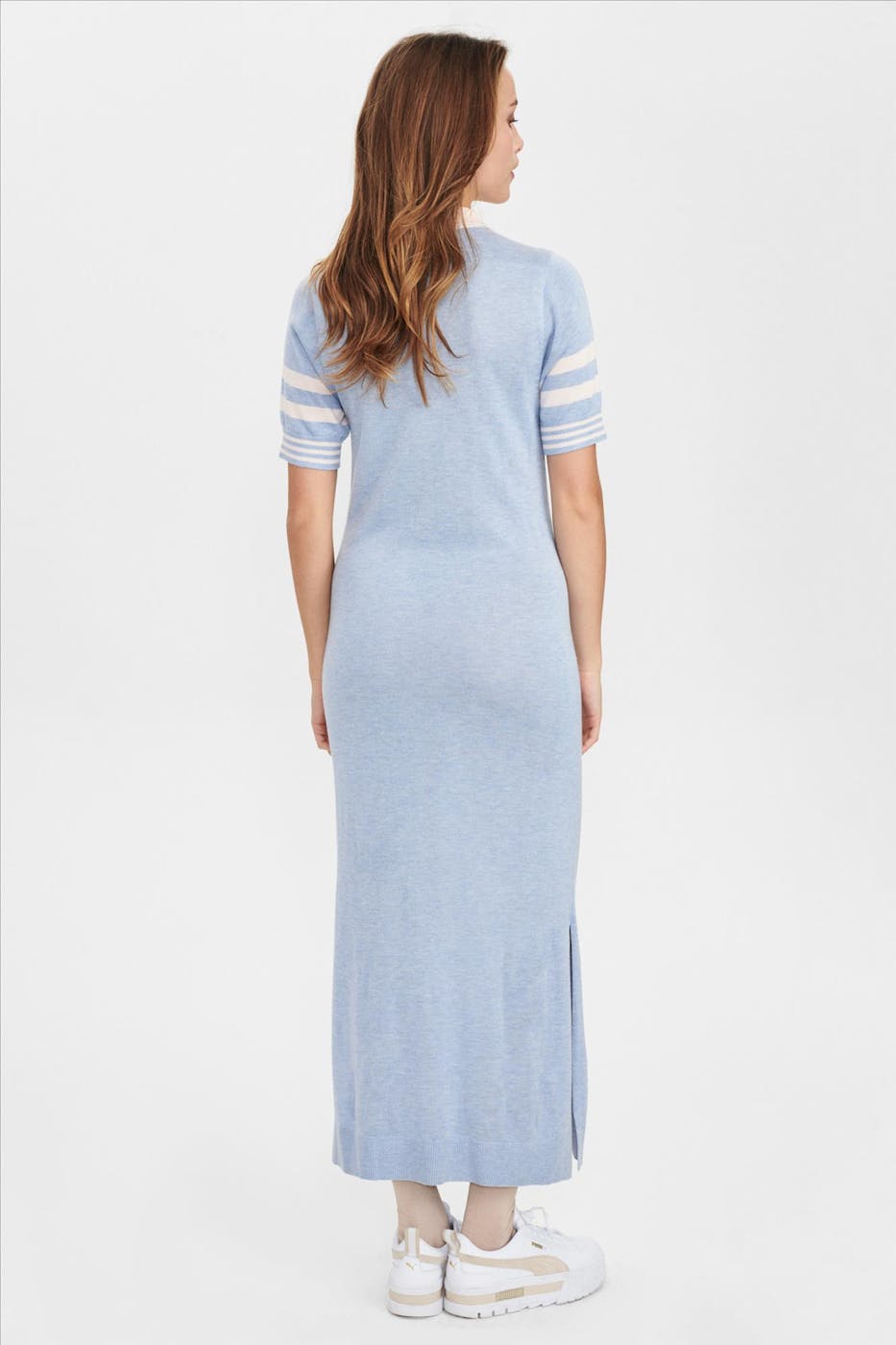 Nümph - Lichtblauwe Nuchandler jurk