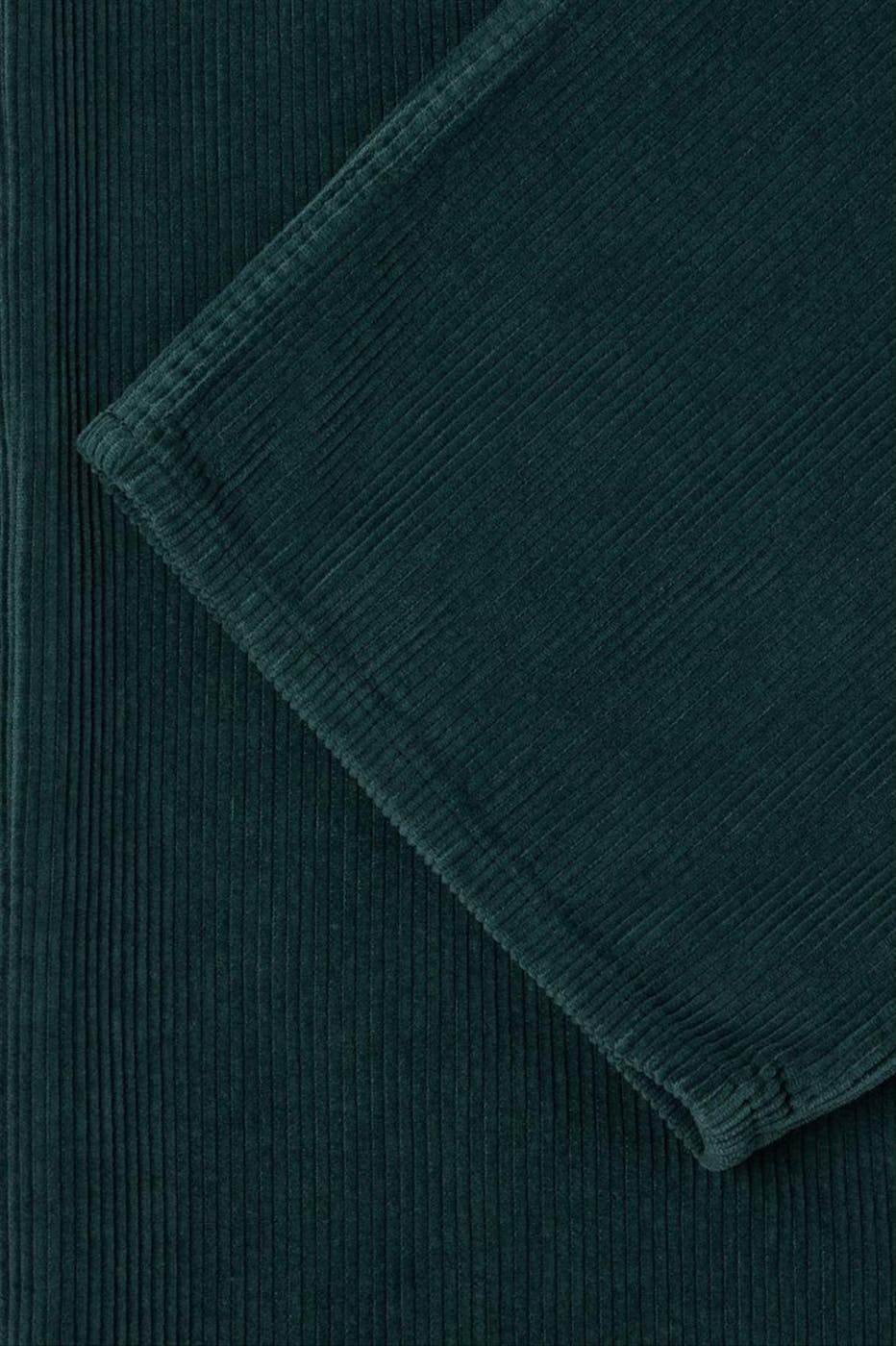 Edwin - Donkergroene Matrix loose straight broek