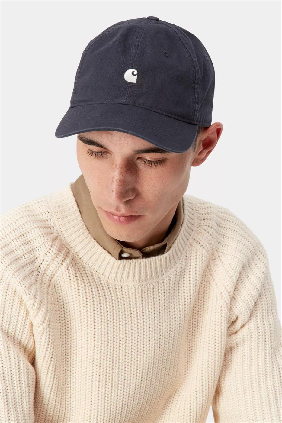 Carhartt WIP - Donkerblauwe Madison Logo pet