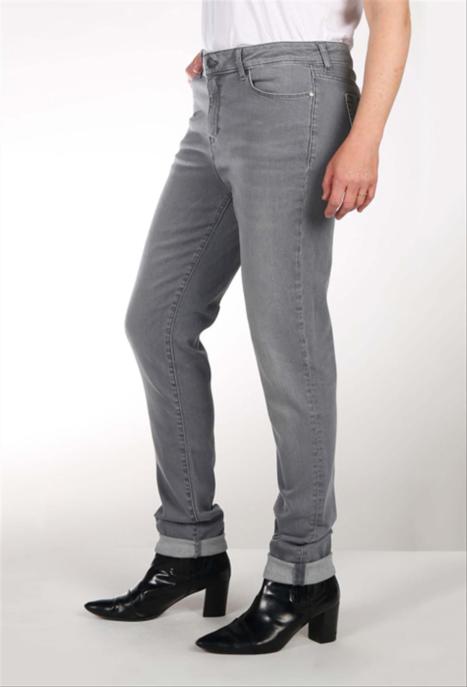 Lee Cooper - Lichtgrijze Kato Slim jeans